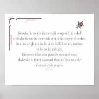 PSALM 1, går inte i takt med det onda