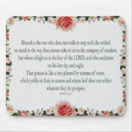 Psalm 1, Lag dag och natt, Vatten Streams. Musmatta