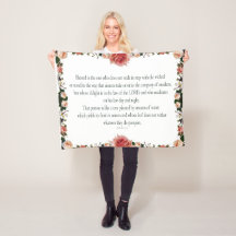 Psalm 1 med Flower Gräns