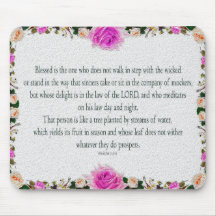 Psalm 1, Oljemålning, Lila Blommigt