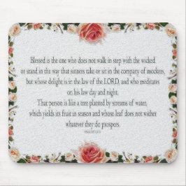 Psalm 1 Scripture Art Väg of the Righteous Musmatta