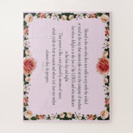 Psalm 1 Scripture Art Väg of the Righteous Pussel