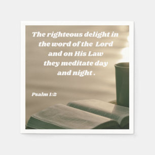 Psalm 1 Study Gods Ord Bible Verse Pappersservett
