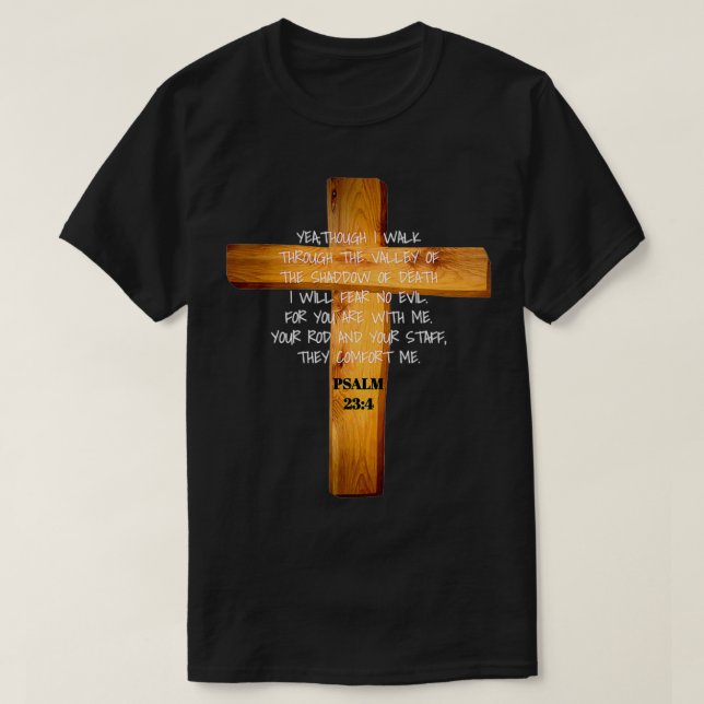 Psalm 234 Jesus Kristus Revival Scripture T Shirt (Design framsida)