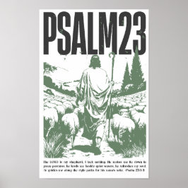Psalm 23:1-3 ”Herren är min herde” Affisch