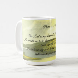 Psalm 23:1-3 Kaffe Mugg