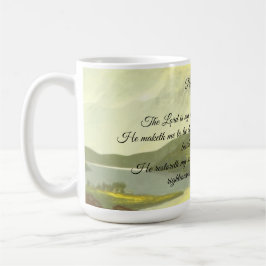 Psalm 23:1-3 Kaffe Mugg