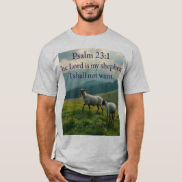Psalm 23:1 Bibelvers Mäns T-Shirt