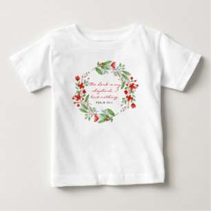 Psalm 23: 1 - Bibelverse - Baby överst T Shirt
