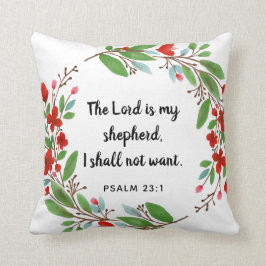 Psalm 23:1 Bibelverse - Pillow Kudde