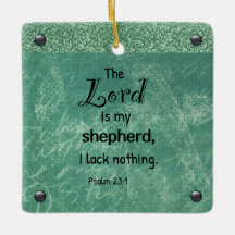 Psalm 23:1 Christian Typography Design