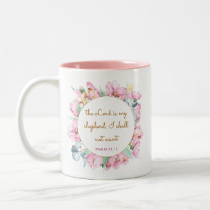 Psalm 23: 1 - Den inspirerande bibeln Mugg