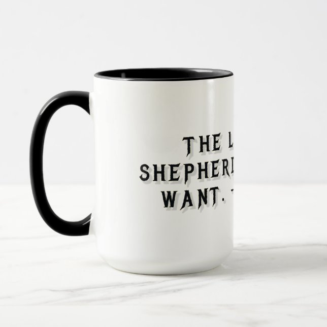 Psalm 23:1 Gift Mug Mugg (Vänster)