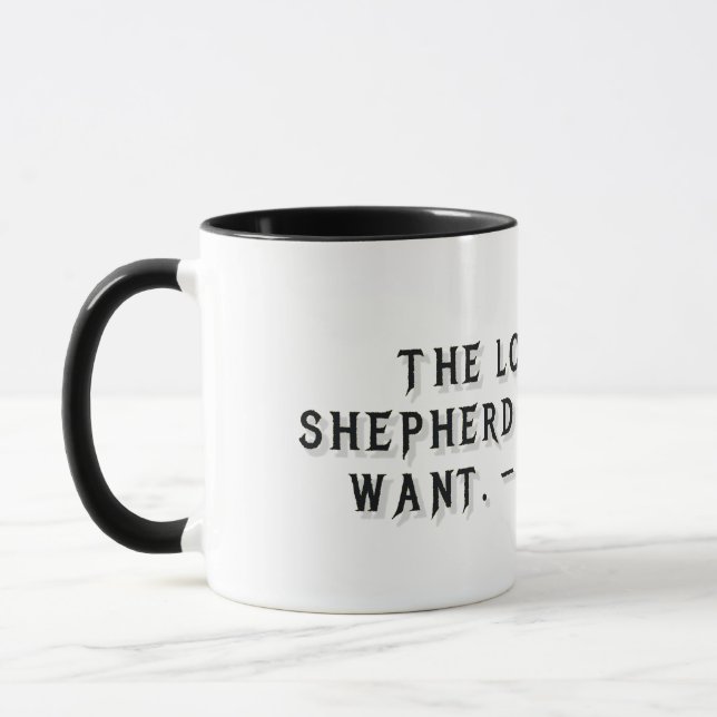 Psalm 23:1 Gift Mug Mugg (Vänster)