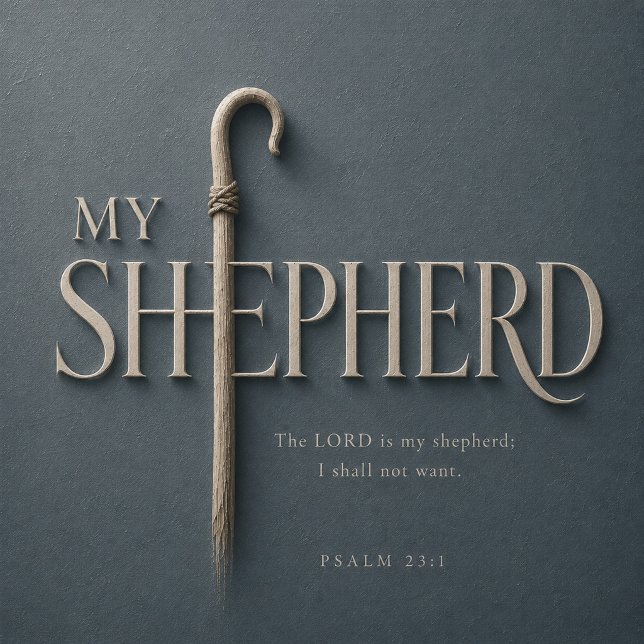 Psalm 23:1 Herren är min herde Kristet skript Poster (Skapare uppladdad)