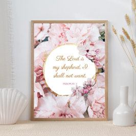 Psalm 23:1 - Herren är min Sheperd Poster