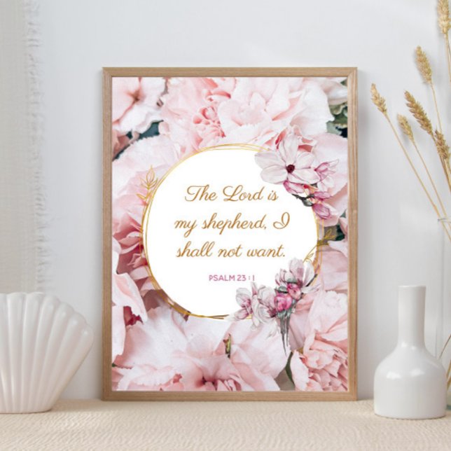 Psalm 23:1 - Herren är min Sheperd Poster (Skapare uppladdad)