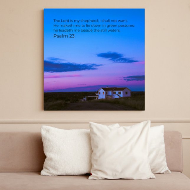 Psalm 23:1 KJV Wall Art – Scripture Poster (Skapare uppladdad)