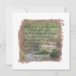 PSALM 23:1 - Personalized Notecard Anteckningskort