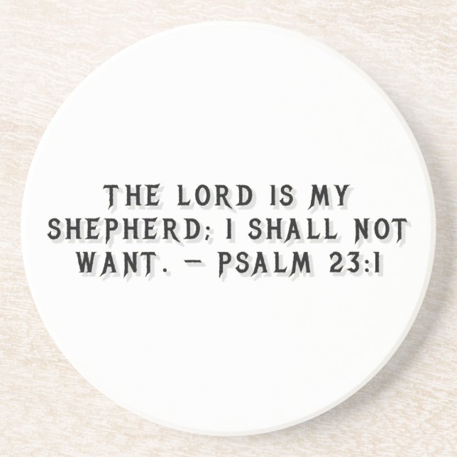 Psalm 23:1 presentmugg underlägg (Framsidan)