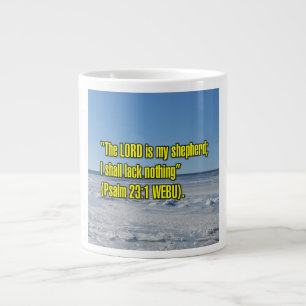 Psalm 23:1 WEBU Mugg Jumbo Mugg
