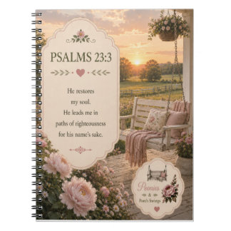 Psalm 23:3 anteckningsbok