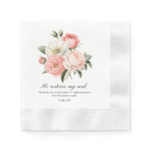 Psalm 23:3 Han återställer min själ Blommor