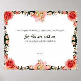 Psalm 23:4, En psalm av David, Jag skall icke fruk Poster