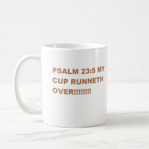 Psalm 23:5 kaffemugg