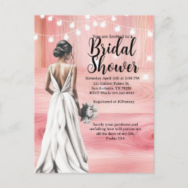 Psalm 23:6 Bridal Shower Invitation  Vykort