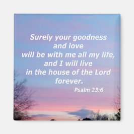 Psalm 23:6 magnet