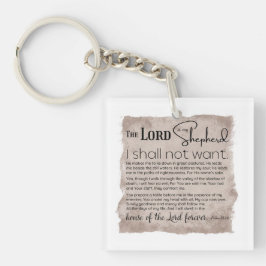 Psalm 23 BibelskriptVintage Papper