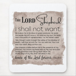 Psalm 23 BibelskriptVintage Papper Musmatta
