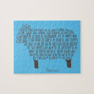 Psalm 23 Bibelverse Pussel