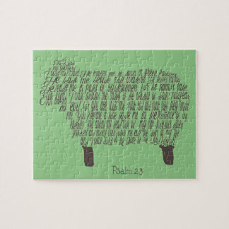 Psalm 23 Bibelverse Pussel