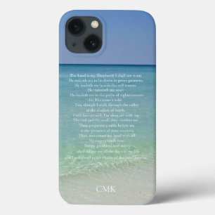 Psalm 23 Bible Verse Vacker Beach Monogram