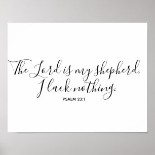 Psalm 23 Bilder Poster