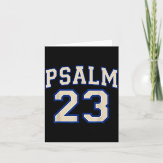 Psalm 23 Christian Faith Ivory And Blue Varisty Le Kort