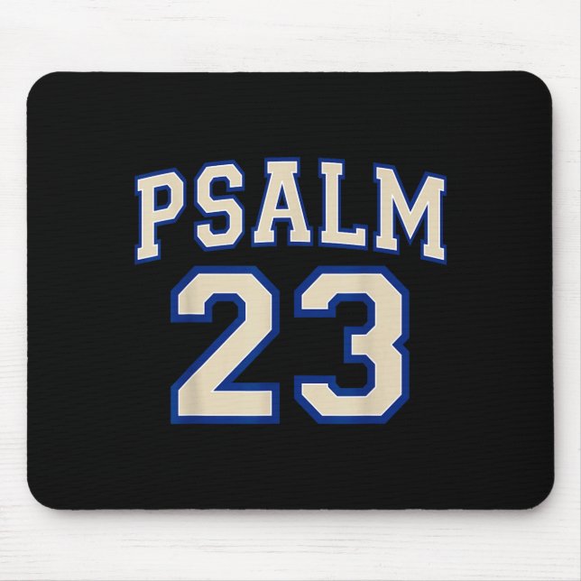 Psalm 23 Christian Faith Ivory And Blue Varisty Le Musmatta (Framsidan)