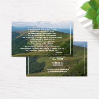Psalm 23 | Christian Inspirational Visitkort