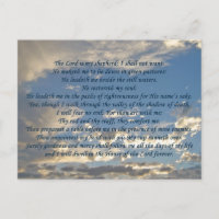 Psalm 23 Fisk kristen Himlar Photo Bible Verse