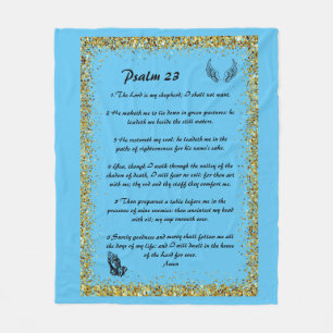 Psalm 23 fleecefilt