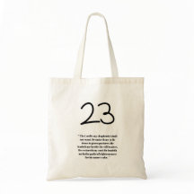 Psalm 23 Fredlig Väg Totebag