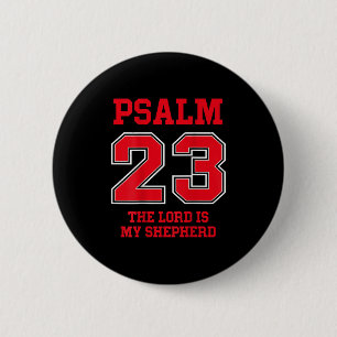 Psalm 23 Herren är min herde, design bakåt Knapp