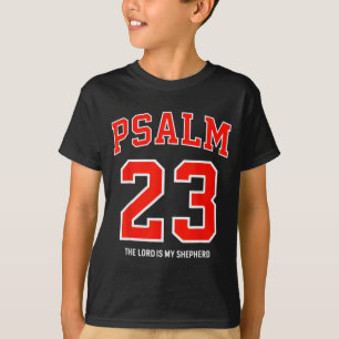 Psalm 23 Herren är min herde Kristna fotboll T Shirt