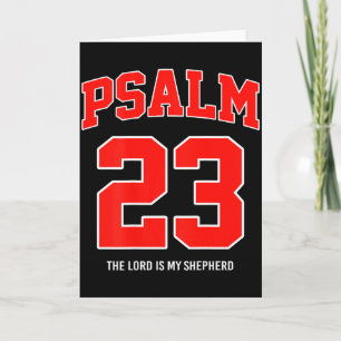 Psalm 23 Herren är min herde (på baksidan)  Kort