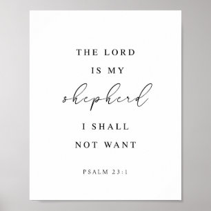 Psalm 23 Herren är min herde Poster