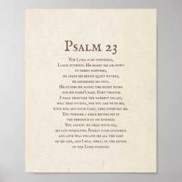 Psalm 23 Herren är min herde Poster