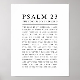 Psalm 23 Herren är min herde Poster