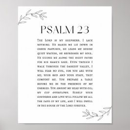 Psalm 23 Herren är min herde Poster